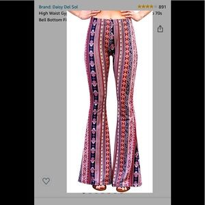 Flare pants with crop top